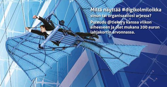 Pureudu TIEKEn kanssa käynnissä olevaan #digikolmiloikka’an