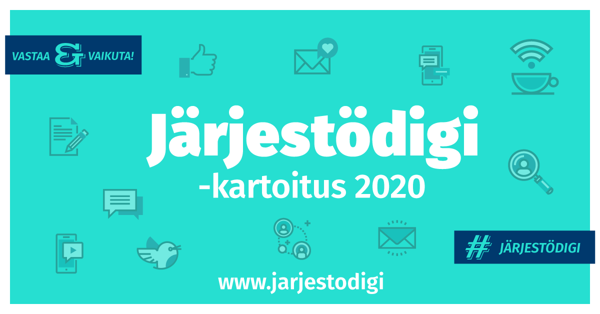 Järjestödigi 2020 -kartoitus – Digiä ja viestintää suomalaisissa järjestöissä
