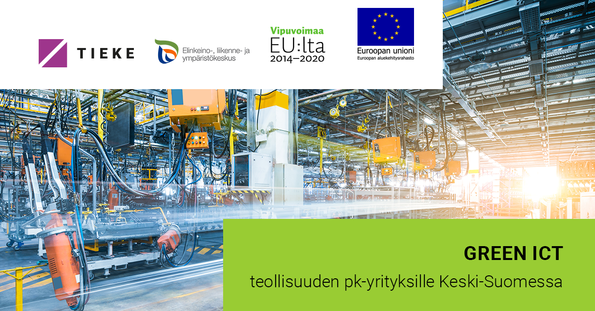Green ICT teollisuuden pk-yrityksille Keski-Suomessa