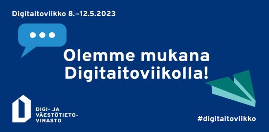 Digitaitoviikko 2023: Uudistuva ja ihmisläheinen tietoyhteiskunta tarvitsee digirohkeutta