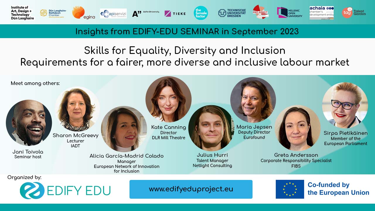 Skills for Equality, Diversity and Inclusion: Building a Fairer Labor Market