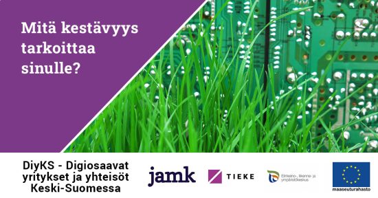 Mitä kestävyys tarkoittaa sinulle?