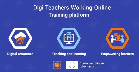 Digi Teachers -pilottikoulutuksessa eurooppalaisille opettajille digitaitoja ja työkaluja opetukseen