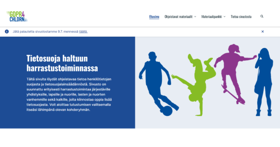 Uusi verkkosivusto auttaa ymmärtämään tietosuojaa harrastuksissa