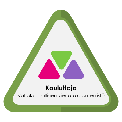 Kiertotalouden kouluttajamerkki