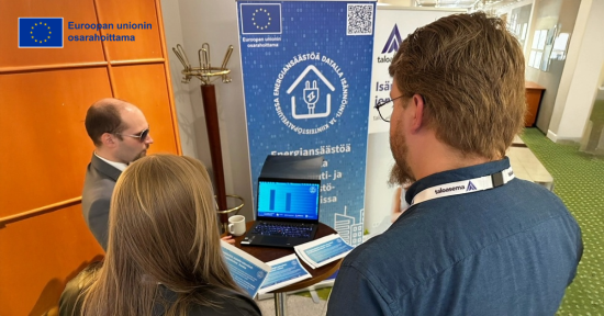 Datalla Energiansäästöä -hanke mukana Taloasema-päivillä Hämeenlinnassa