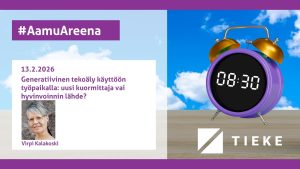 Generatiivinen AI käyttöön työpaikalla: kuormittaja vai hyvinvoinnin lähde? | AamuAreena 13.2.2026