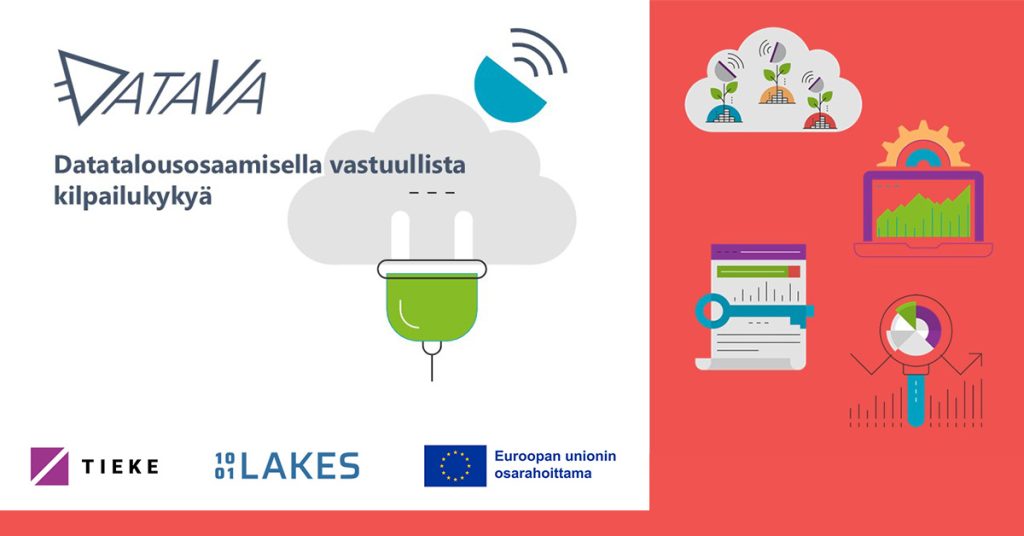 Datatalousosaamisella vastuullista kilpailukykyä -valmennuksesta ideoita ja työkaluja oman työn kehittämiseen