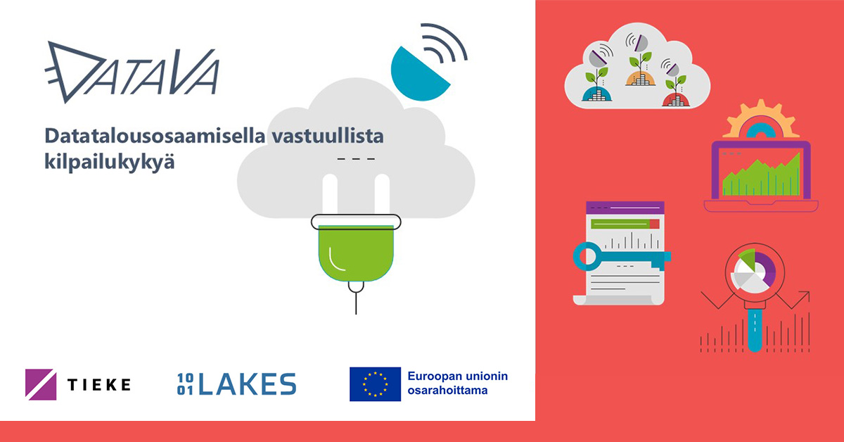 Datatalousosaamisella vastuullista kilpailukykyä -valmennuksesta ideoita ja työkaluja oman työn kehittämiseen