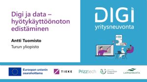 Digi ja data – hyötykäyttöönoton edistäminen - Digiyritysneuvoja verkoston tapaaminen, 2024