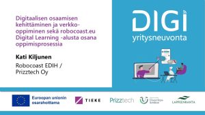 Digitaalisen osaamisen kehittäminen ja verkko-oppiminen, Digiyritysneuvojaverkoston webinaari 122024