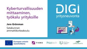 Kyberturvallisuuden mittaaminen, työkalu yrityksille (webinaari 10.9.2025)