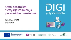 Youtube-video Liiketoiminnan kehittäminen teknologian avulla – tietojärjestelmien ja palveluiden hankinnasta