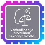 Osaamismerkkikuva: Vastuullinen ja turvallinen tekoälyn käyttö